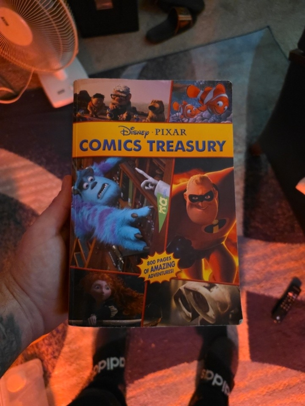 Disney Comics Treasury - Yellow & Blue Illustrated Cover